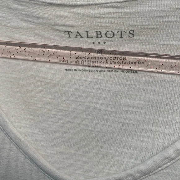 Talbots White Sleeveless Women's Top - Picture 2 of 6